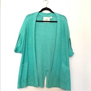 Anthro Angel Of The North Open Front Cardigan